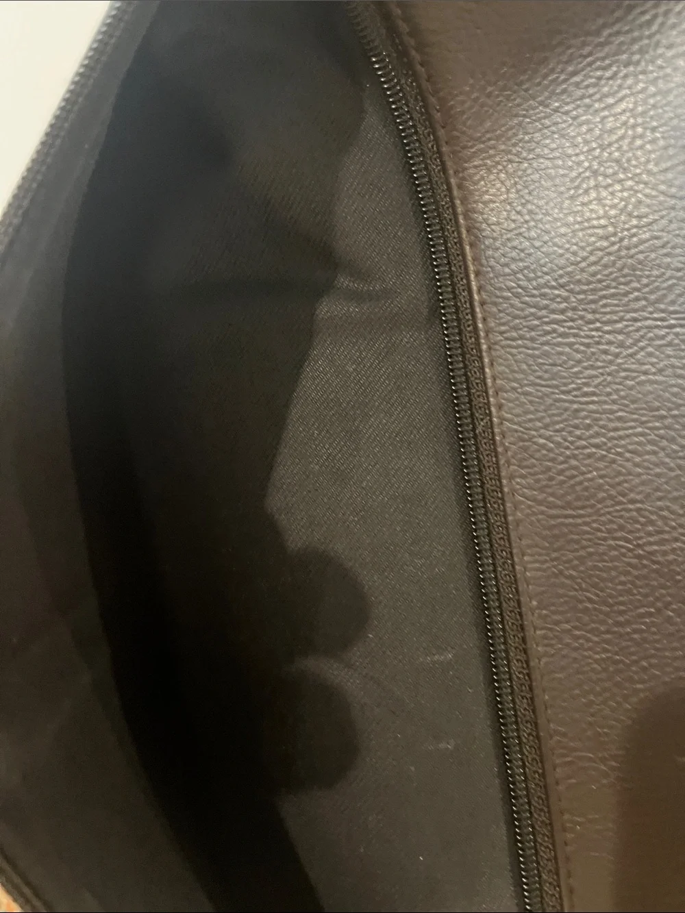 Liz Claiborne Chocolate Brown Computer Bag with Adjustable Shoulder Strap